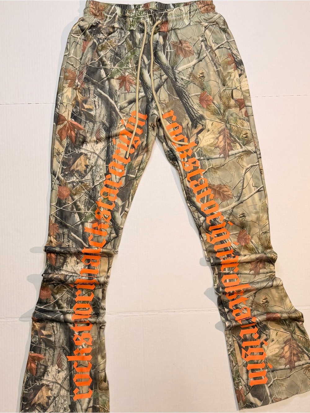 Rockstar Original Women’s Camo Stacked Streetwear Flare Sweatpants Size M